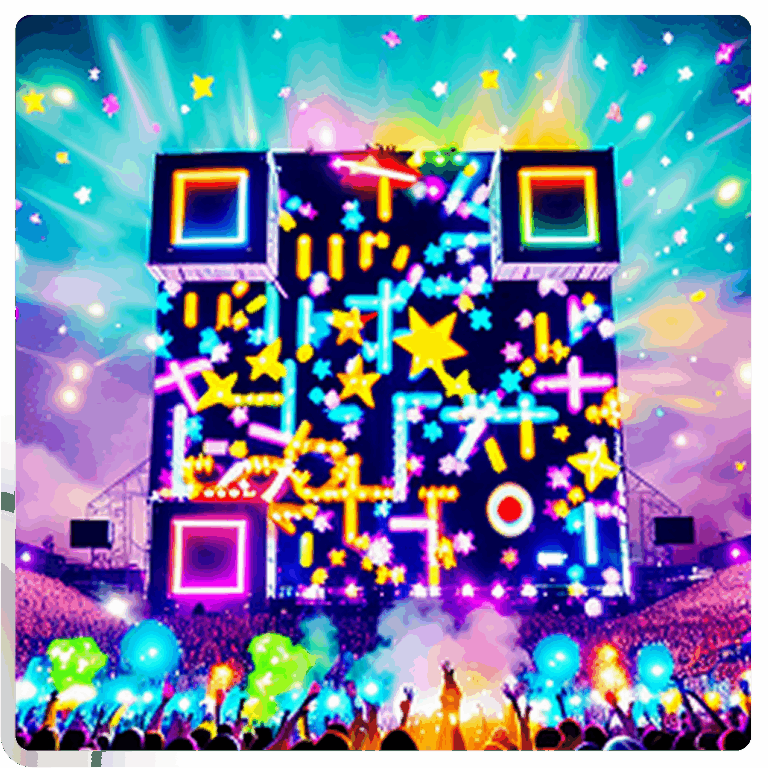 QR artistico — festival musicale