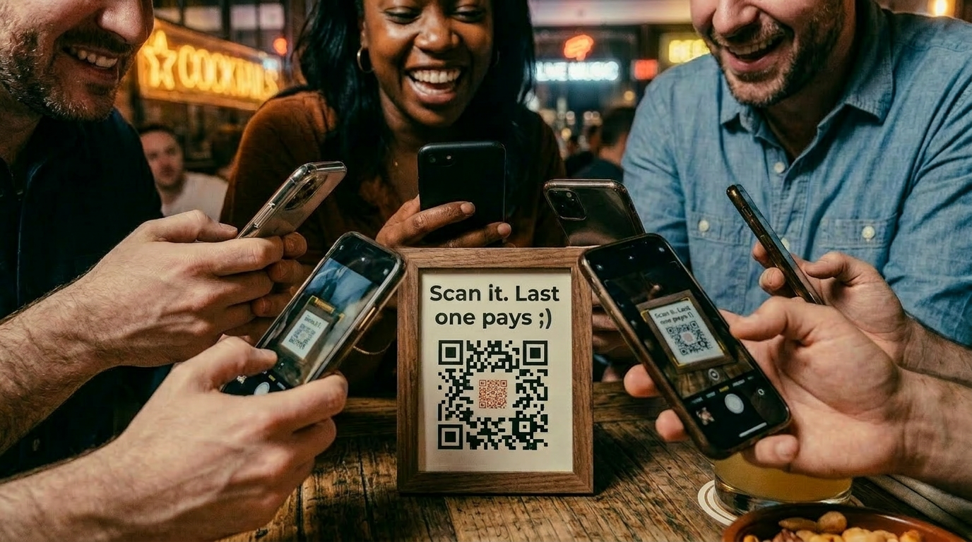 Group scanning QR code